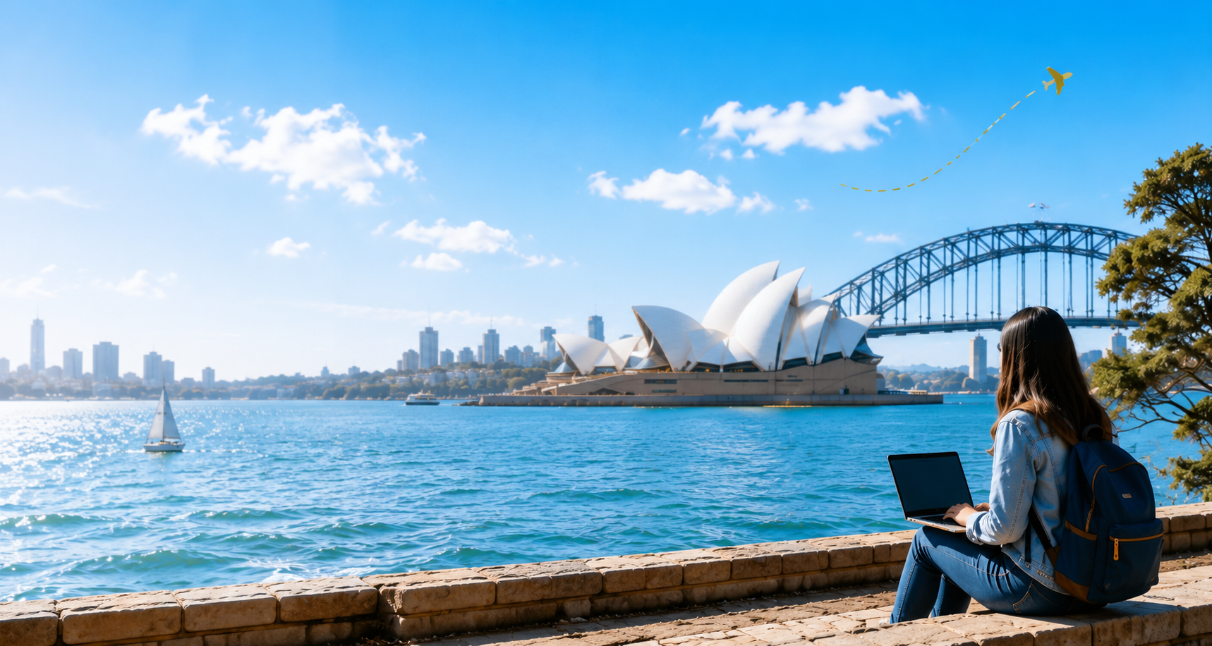 Study costs in Australia - Sydney Harbour